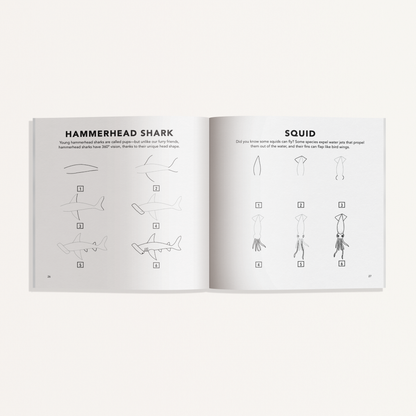 Under the Sea: How to Draw Books for Kids, with Dolphins, Mermaids, and Ocean Animals [Mini]