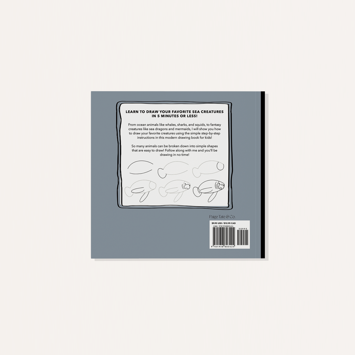 Under the Sea: How to Draw Books for Kids, with Dolphins, Mermaids, and Ocean Animals [Mini]