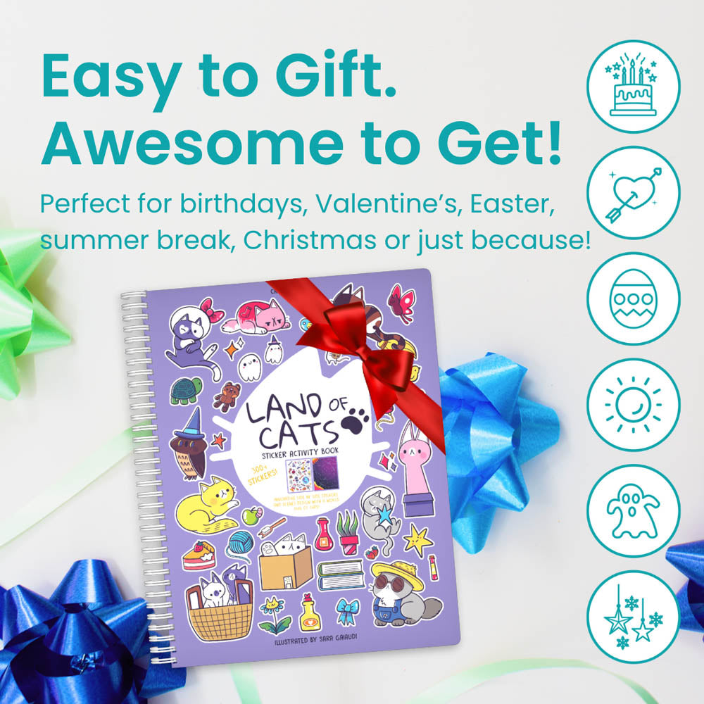 Land of Cats Sticker Book