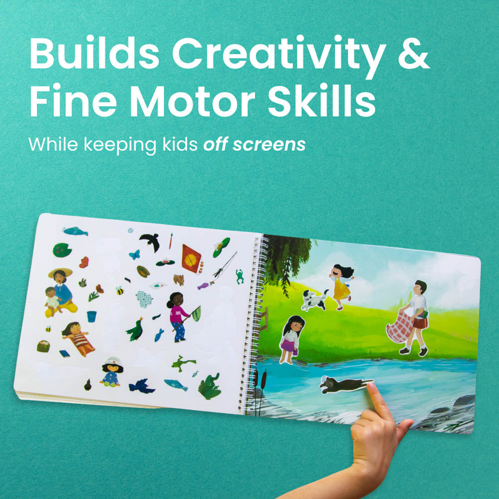 Let's Play Outside Sticker Book
