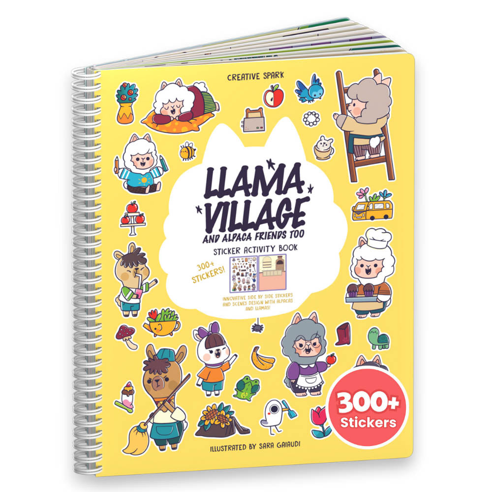 Llamas Sticker Book