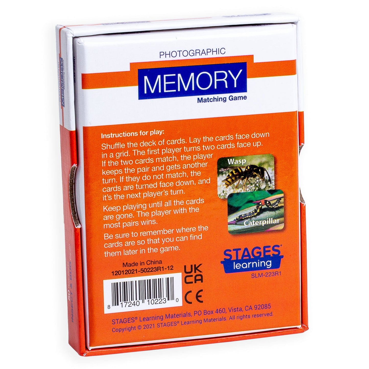 Insects & Bugs Memory Game