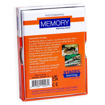Insects & Bugs Memory Game