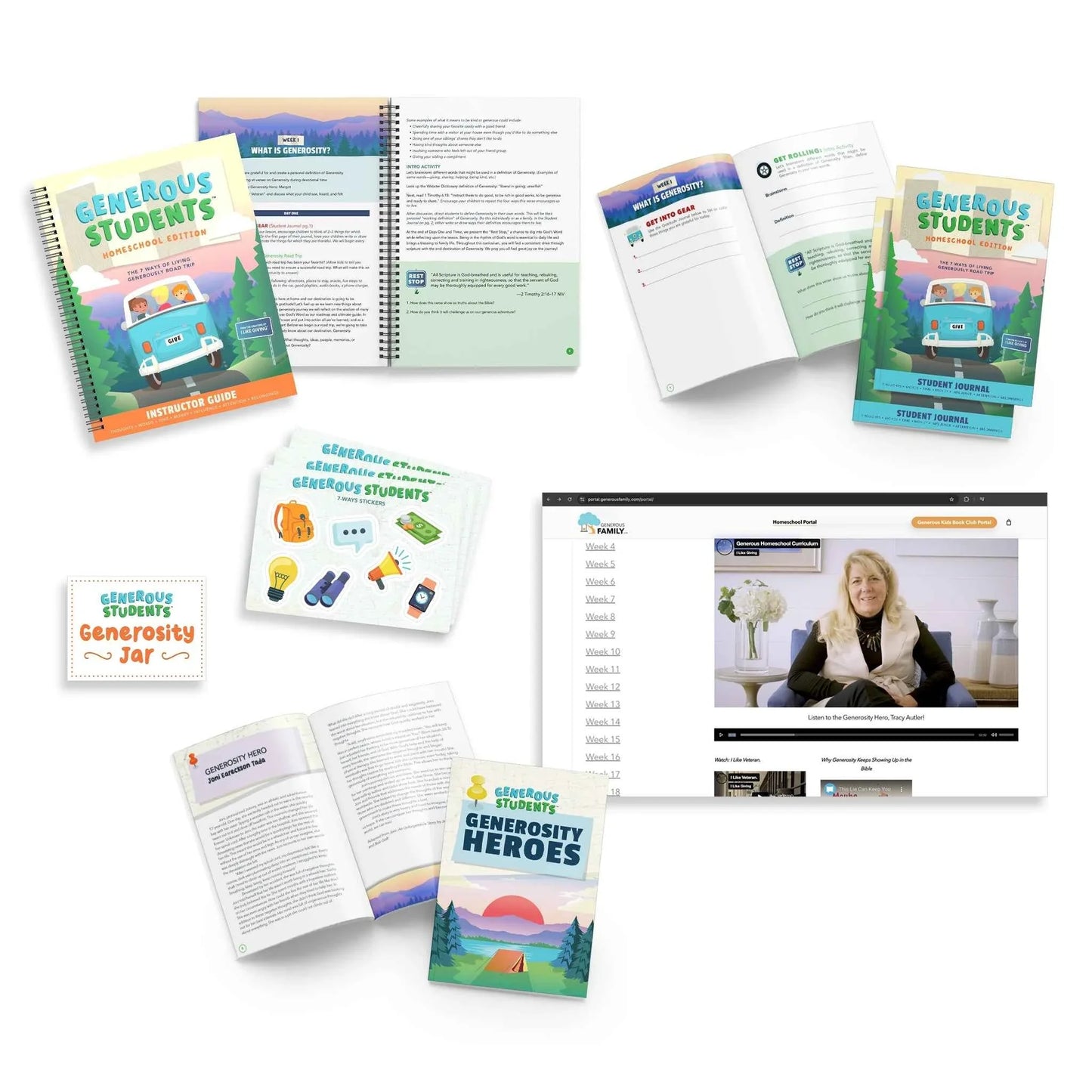 Generous Students Homeschool Course Kit (Ages 5-18)