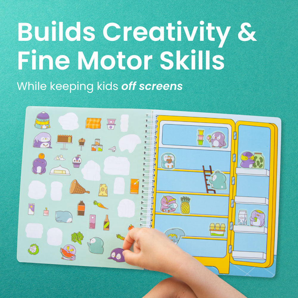 Squishy Penguins Sticker Book