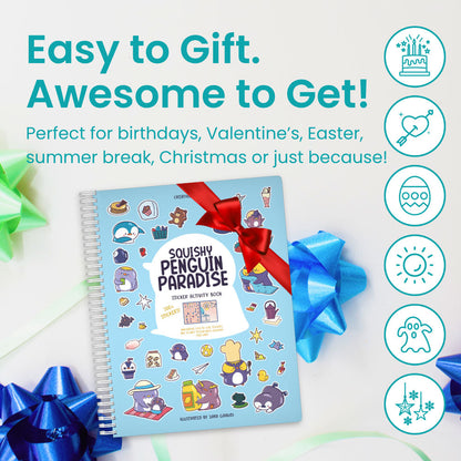 Squishy Penguins Sticker Book
