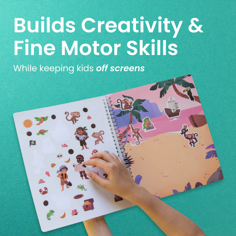 Ahoy Pirates Sticker Book