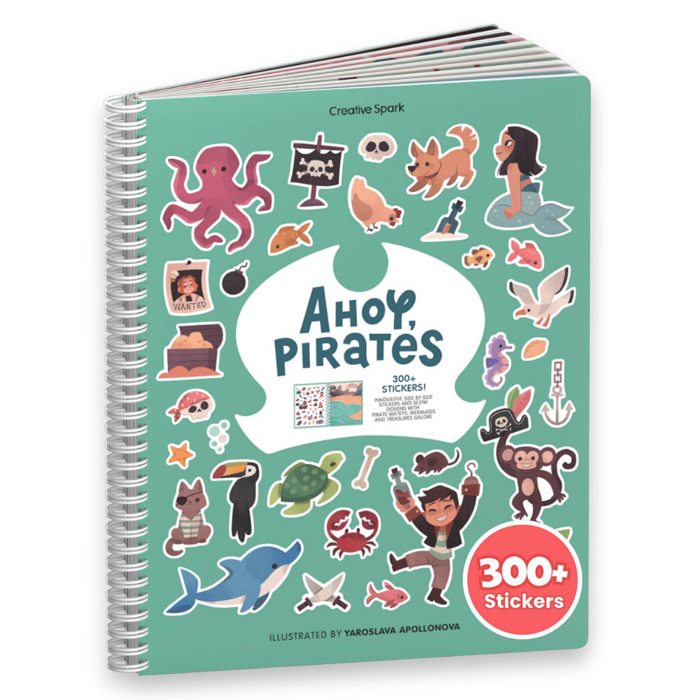 Ahoy Pirates Sticker Book