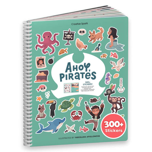 Ahoy Pirates Sticker Book
