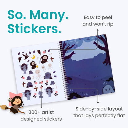 Spooky Village Halloween Sticker Book | 300+ Stickers & Activities