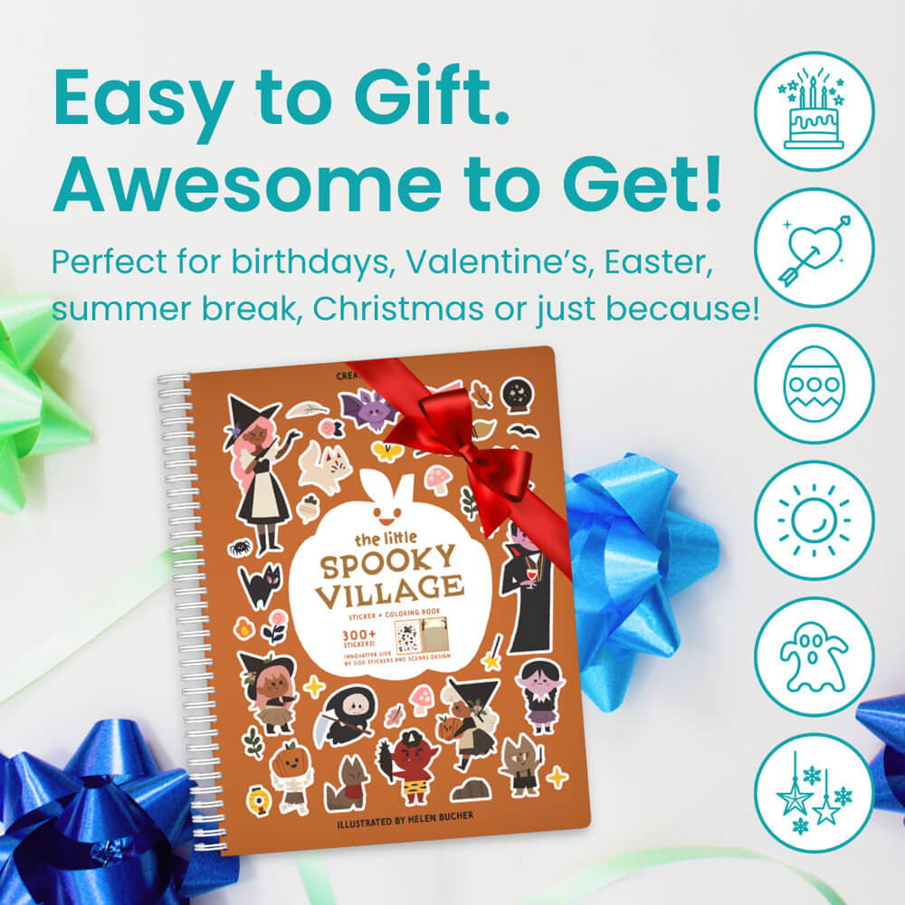 Spooky Village Halloween Sticker Book | 300+ Stickers & Activities