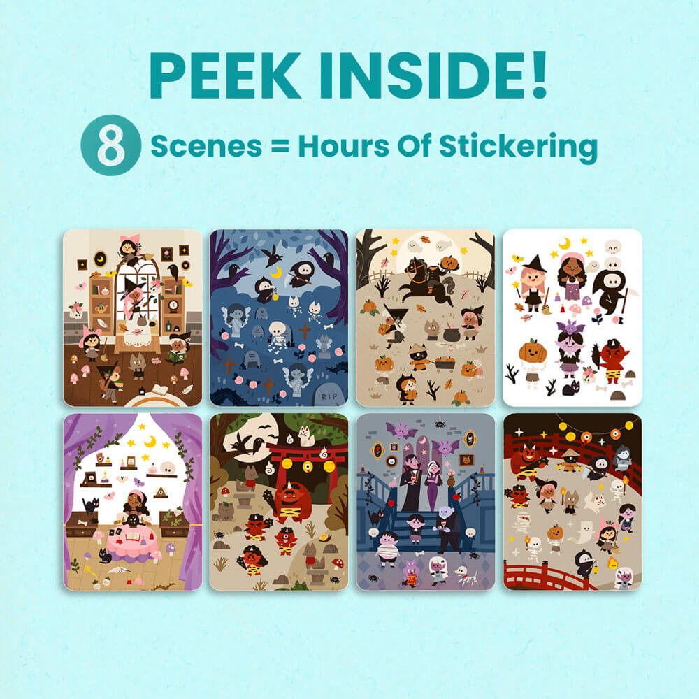 Spooky Village Halloween Sticker Book | 300+ Stickers & Activities