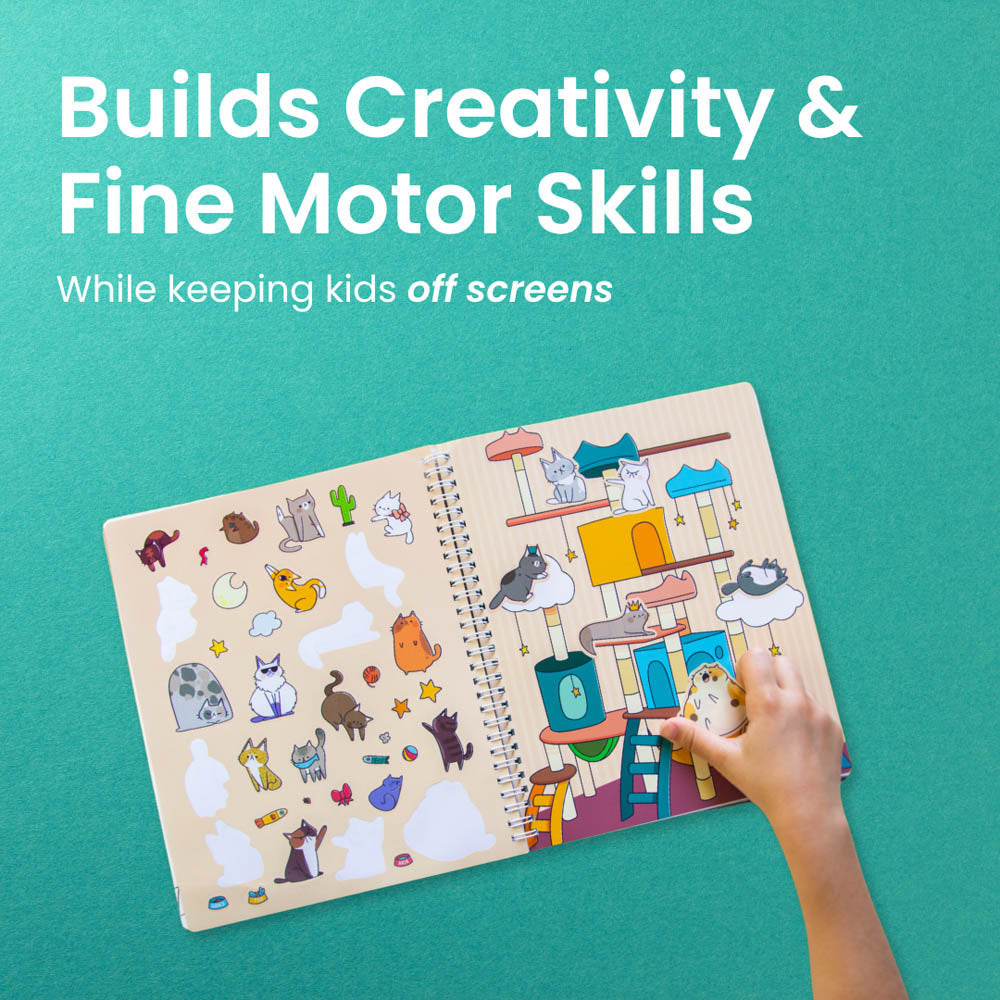 World of Cats Sticker Book