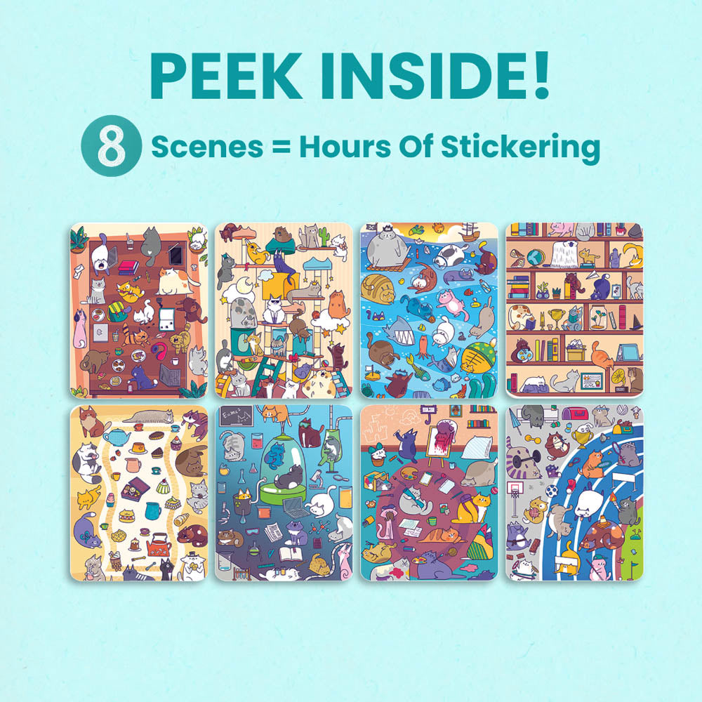 World of Cats Sticker Book