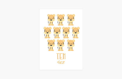 Counting Flashcards Animals