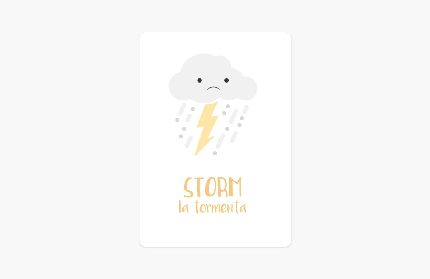 Weather Flashcards