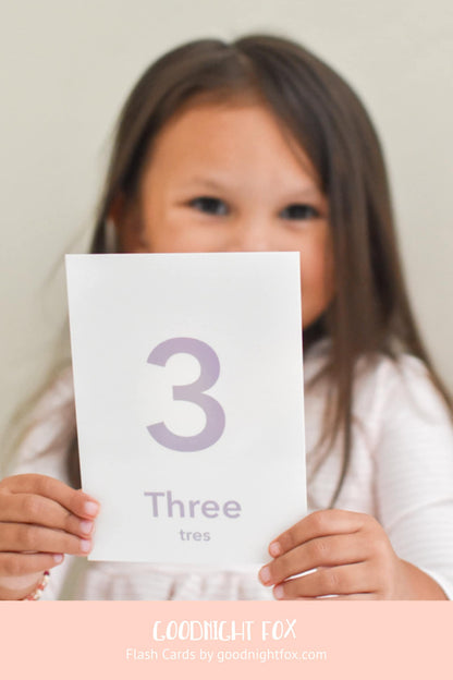 Counting Flashcards, Numbers 1 to 20