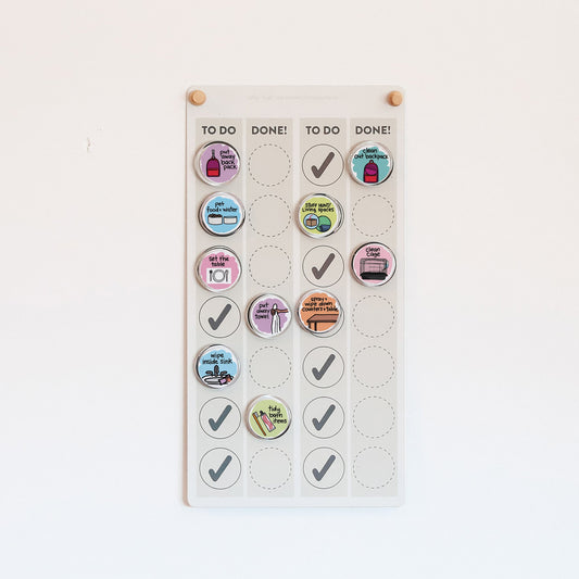 Kids' Daily + Weekly Chore Chart
